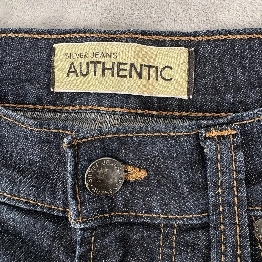 Silver Jeans Men's Sz 32x34 (Fits 33x33.5) Slim Authentic Straight‎ Leg Blue